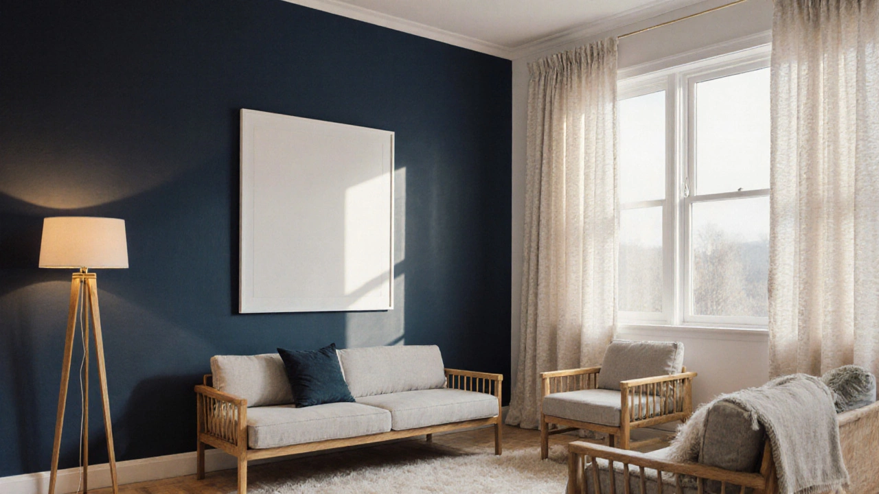 Dunkle Farben an der Wand: Praktische Tipps für wohnliche Wohnräume