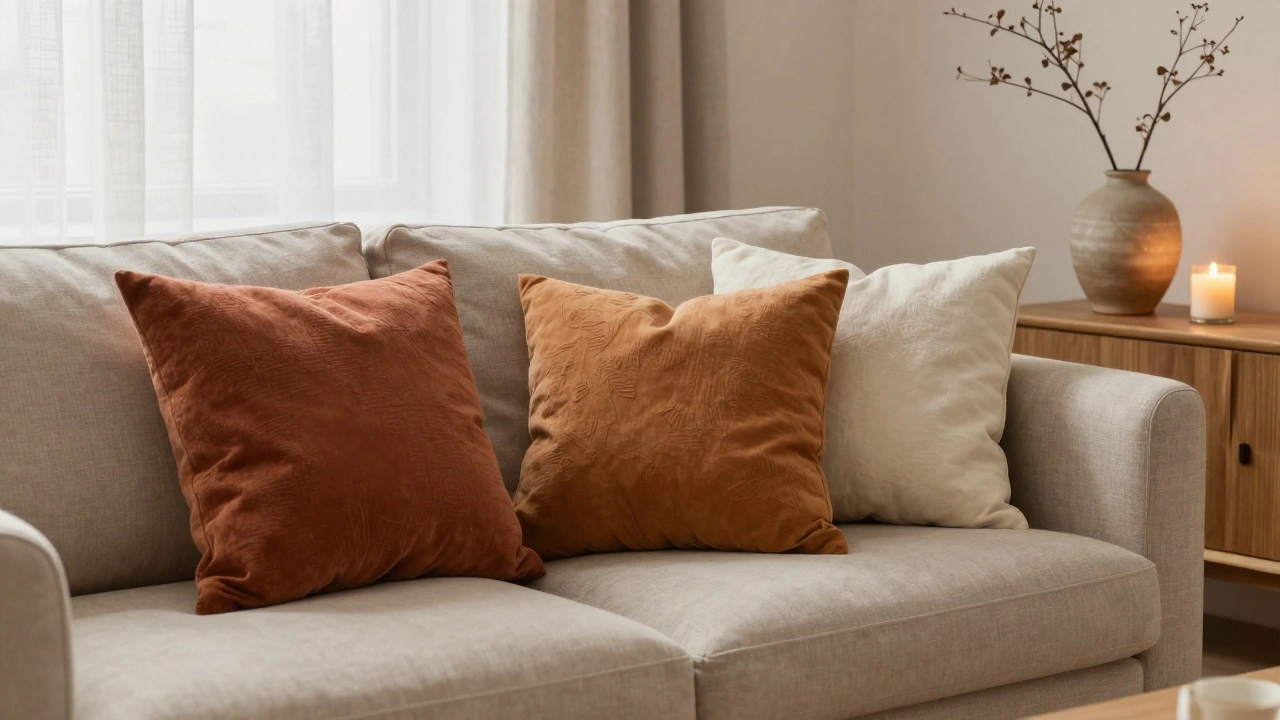 Accessoires für das Wohnzimmer: Vasen, Kissen und Deko richtig kombinieren