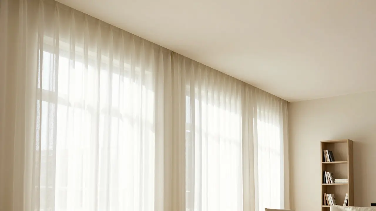 Raumhöhe betonen: Mit Vorhängen, Leisten und Farben den Raum größer wirken lassen