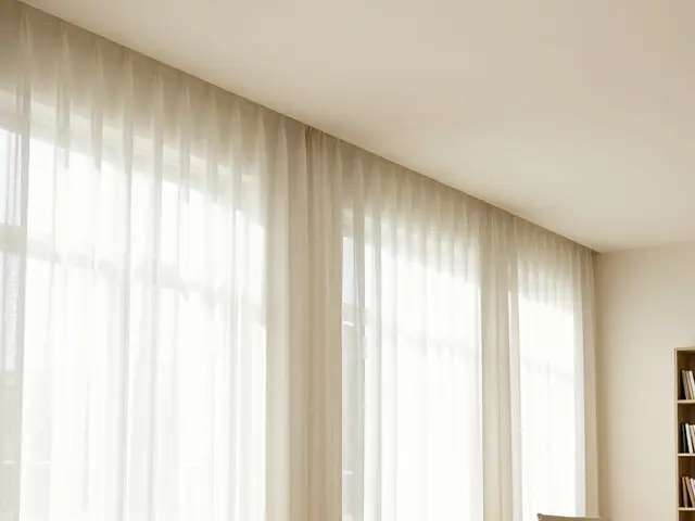 Raumhöhe betonen: Mit Vorhängen, Leisten und Farben den Raum größer wirken lassen