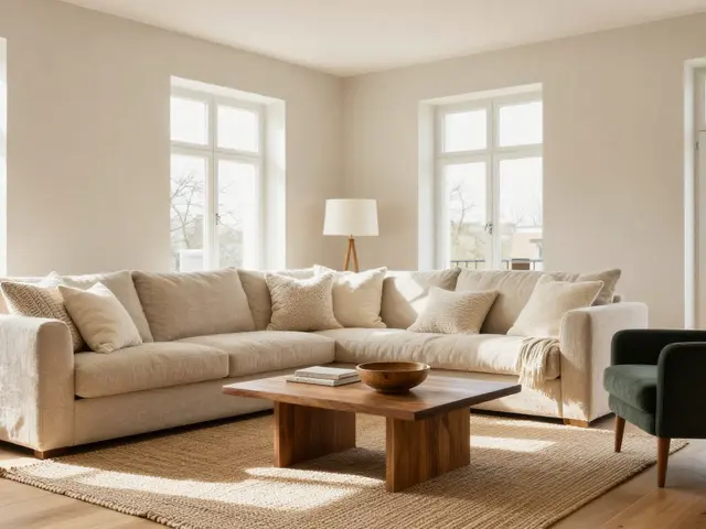 Wohnzimmer in Weiß und Beige: So schaffst du eine ruhige, lichtdurchflutete Atmosphäre