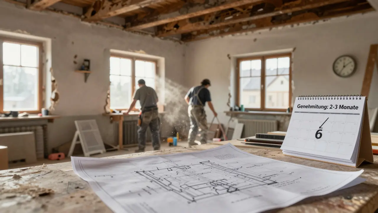 Zeitplanung für Renovierungen: Wie lange dauert was im Haus? - Realistische Dauern für jede Phase