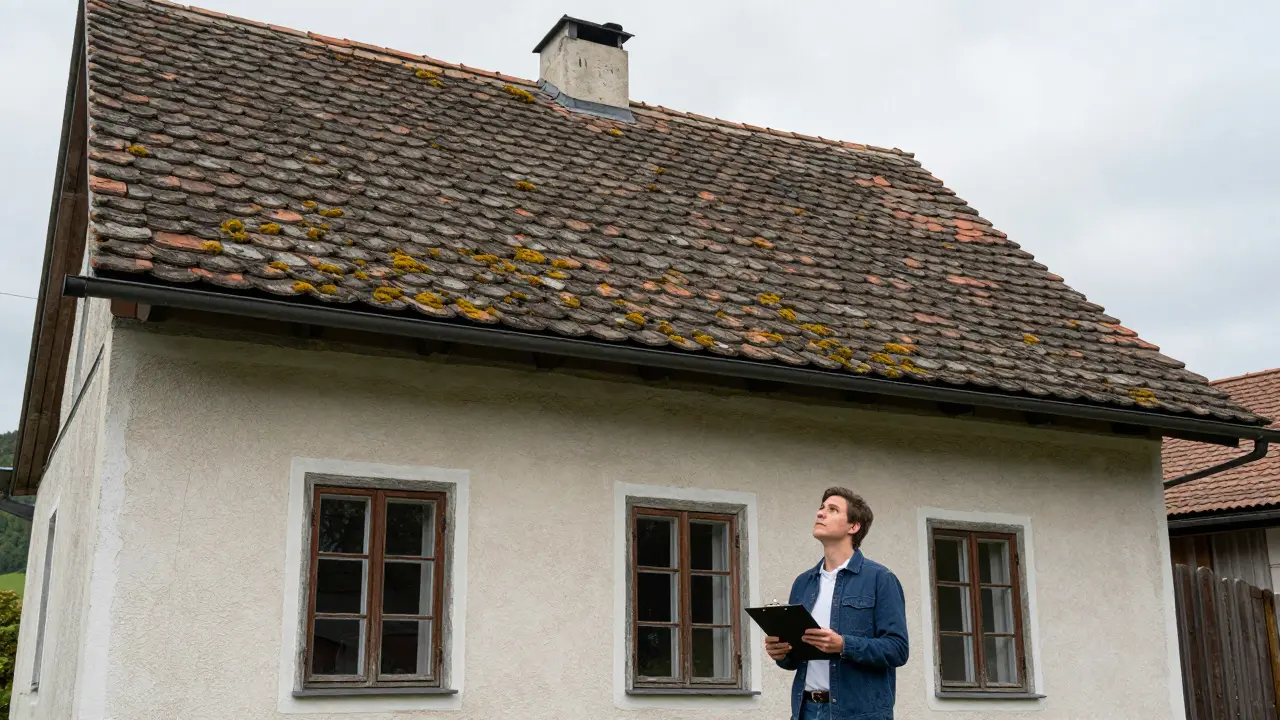 Checkliste Hauszustand: Sanierungsbedarf an Dach, Fassade und Technik erkennen