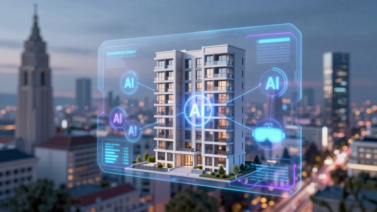 Zukunftsorientierte Visualisierung von KI und VR in der Immobilienbranche