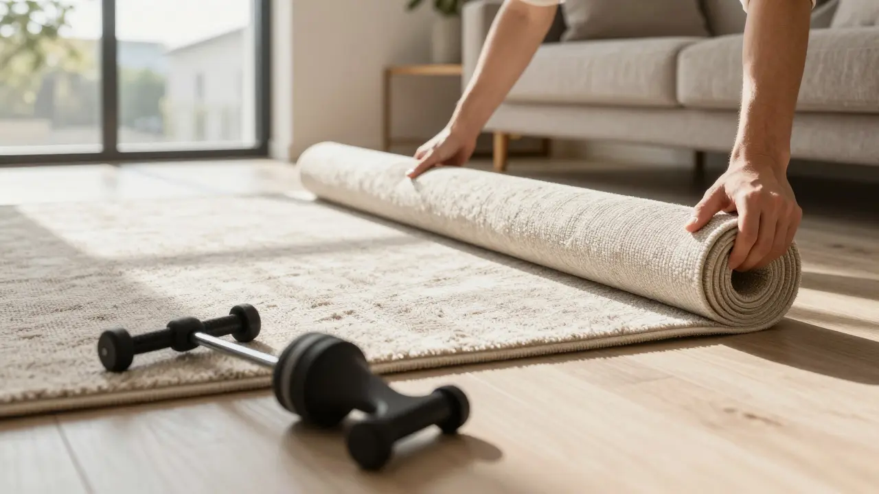 Teppichboden verlegen: Dehnen oder Kleben? Die richtige Methode für Ihren Boden